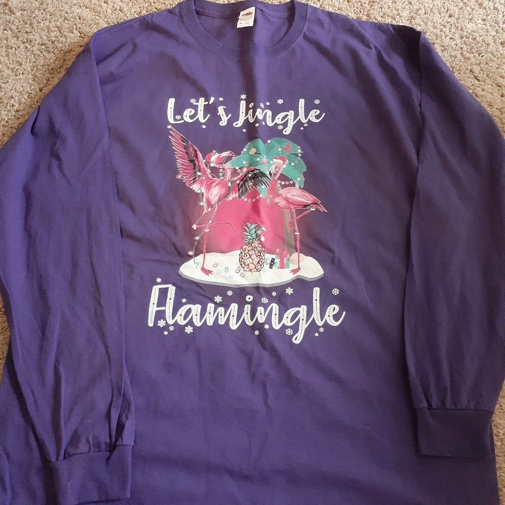 NWOT Flamingle Tshirt